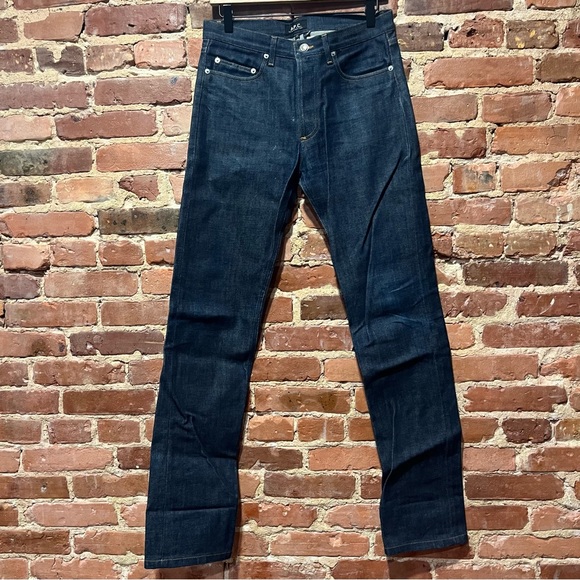 A.P.C. Petit New Standard Size 28 Selvedge Jeans Button Fly 100 